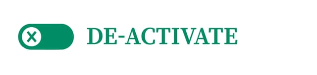 Diet Activate / De-Activate